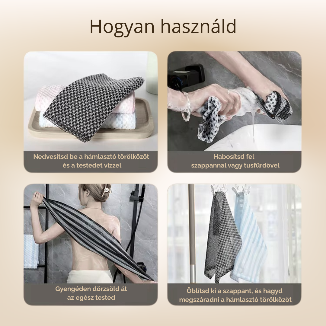 Elysilk Bőrmegújító Törölköző