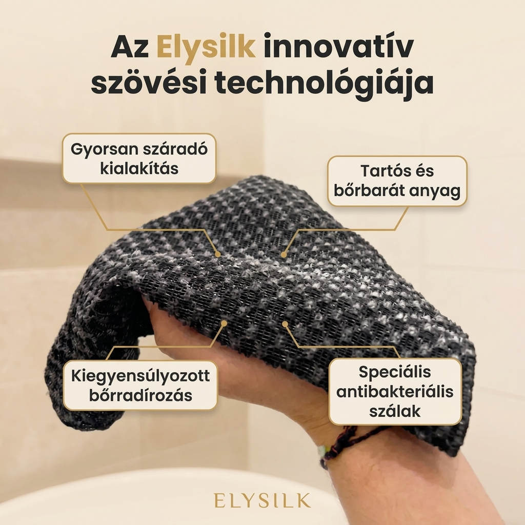 Elysilk Bőrmegújító Törölköző